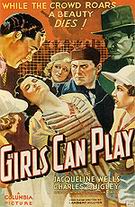 Sporting-Movie-Posters : Girls Can Play, 1937 : $299