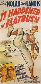 Sporting-Movie-Posters : It Happened In Flatbush, 1942 : $279