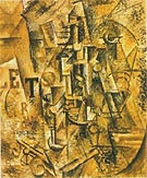 Pablo Picasso : Still Life with Bottle of Rum 1911 : $275