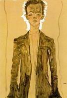 Egon Schiele : Self-Portrait 1910 : $279