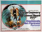James-Bond-Movie-Posters : Diamonds Are Forever, 1971 : $355