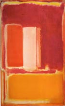 Mark Rothko : No 18 No 16 Untitled Plum Orange Yellow : $295