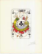 Salvador Dali : Ace of Clubs : $275