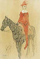 Pablo Picasso : Harlequin on Horseback : $285