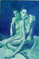 Pablo Picasso : Two Friends : $269