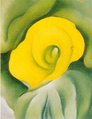 Georgia O'Keeffe : Yello Calla Lily No 3 1927 : $275