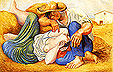 Pablo Picasso : Sleeping Peasants 1919 : $259