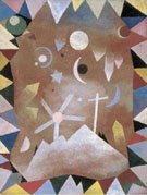 Paul Klee : Above the Mountain Peaks : $285