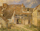 Alfred Sisley : Courtyard of Farm at St Mammes 1884 : $275