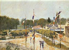 Alfred Sisley : Fete Day at marly le Roi 1875 : $279