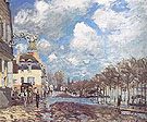 Alfred Sisley : Flood at Port Marly 1876 A : $279