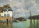 Alfred Sisley : Flood at Port Marly 1876 B : $275