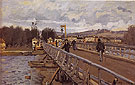 Alfred Sisley : Footbridge at Argenteuil 1872 : $275
