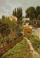 Alfred Sisley : Garden Path in Louveciennes 1873 : $275