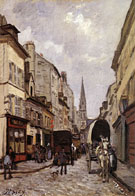 Alfred Sisley : La Grande Rue Argenteuil 1872 : $275