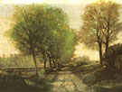 Alfred Sisley : Lane near a Small Town 1864 : $275