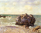 Alfred Sisley : Langland Bay Storrs Rock Morning 1897 : $275