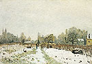Alfred Sisley : Louveciennes in the Snow 1872 : $275