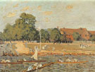 Alfred Sisley : Regatta at Hampton Court 1874 : $279