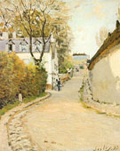 Alfred Sisley : Rue de la Princesse Louveciennes formerly Street in Villed Avray 1873 : $279