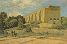 Alfred Sisley : The Aqueduct at Marly 1874 : $275