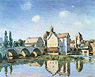 Alfred Sisley : The Moret Bridge in the Sun 1892 : $279