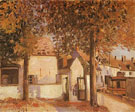 Alfred Sisley : View in Moret rue des Fosses 1892 : $275