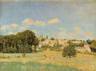 Alfred Sisley : View of Marly le Roi Sunshine 1876 : $279