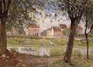 Alfred Sisley : Villenuve la Garenne on the Seine 1872 : $275