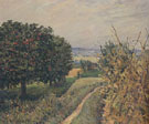Alfred Sisley : Among the Vines Louveciennes 1874 : $275