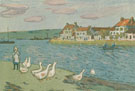 Alfred Sisley : Banks of the River 1897 : $275