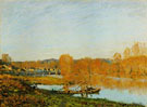 Alfred Sisley : Banks of the Seine near Bougival 1873 : $279