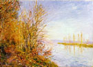 Alfred Sisley : The Chemin de by through Woods at Roches Courtaut 1880 : $275