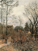 Alfred Sisley : Autumn at Louveciennes 1873 : $279