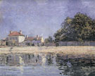 Alfred Sisley : Beside the Loing Saint Mammes 1890 : $279