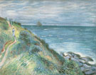 Alfred Sisley : On the Cliffs Langland Bay Wales 1897 : $275