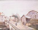Alfred Sisley : The Bridge at Moret c1890 : $275