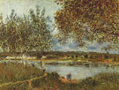 Alfred Sisley : Path to the Old Ferry at By 1880 : $275