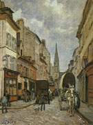 Alfred Sisley : Village Street Argenteuil c1872 : $279