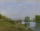 Alfred Sisley : The Ile Saint Denis 1872 : $275