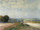 Alfred Sisley : The Road to Montbuisson at Louvciennes 1875 : $279