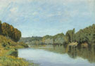 Alfred Sisley : The Seine at Bougival 1876 : $275