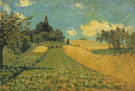 Alfred Sisley : Wheatfields near Argenteuil 1873 : $275