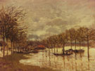 Alfred Sisley : The Flood on the Road to Saint Germain 1876 : $275