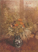 Alfred Sisley : Bouquet of Flowers : $275