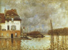 Alfred Sisley : Floods at Port Marly 1876 : $279