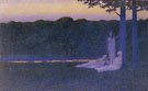 Alphonse Osbert : Evening Poem 1897 : $279