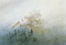 Casper David Friedrich : Morning Fog in the Mountains c1807 : $279