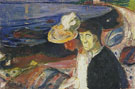 Edvard Munch : Man and Woman on the Beach 1907 : $275