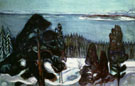 Edvard Munch : Winter Night c1900 : $275